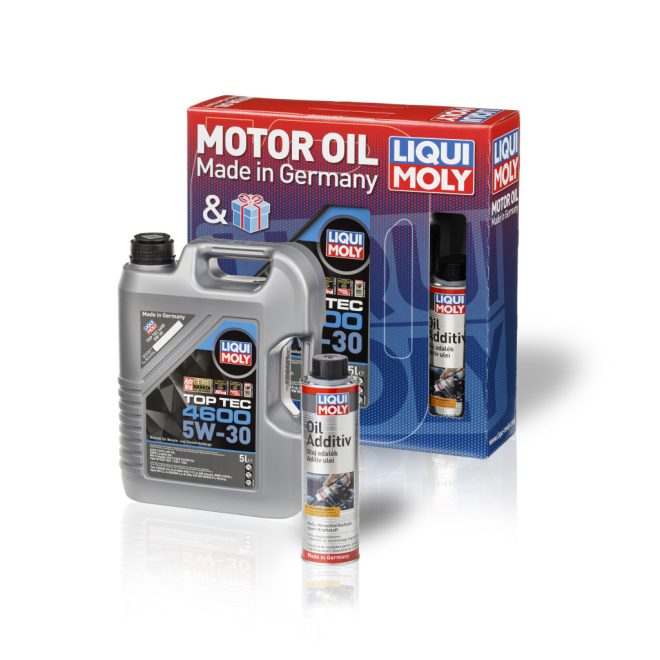 Top Tec 4600 5W-30 motorolaj   5l + AJÁNDÉK MoS2 motorolaj adalék 300ml