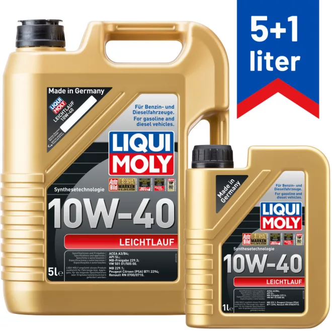 Leichtlauf 10W-40 motorolaj   5+1 l