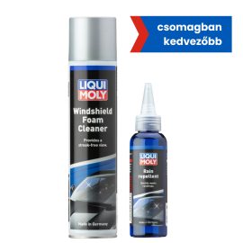   Szélvédőtisztító hab spray 300ml + Fix-Klar esővízlepergető 100ml