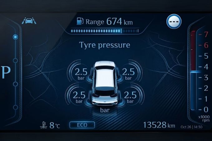 TPMS (guminyomás-ellenőrző rendszer) programozása