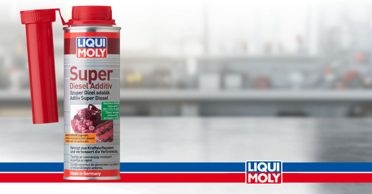Hosszabb élettartamú motor Szuper dízel adalékkal